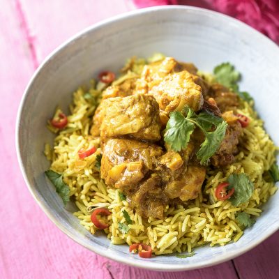 Easy Monkfish curry