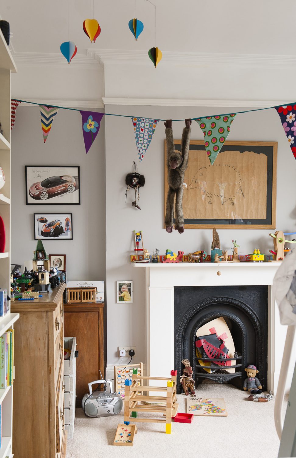 The couple’s children’s rooms were designed by them and reflect their personalities