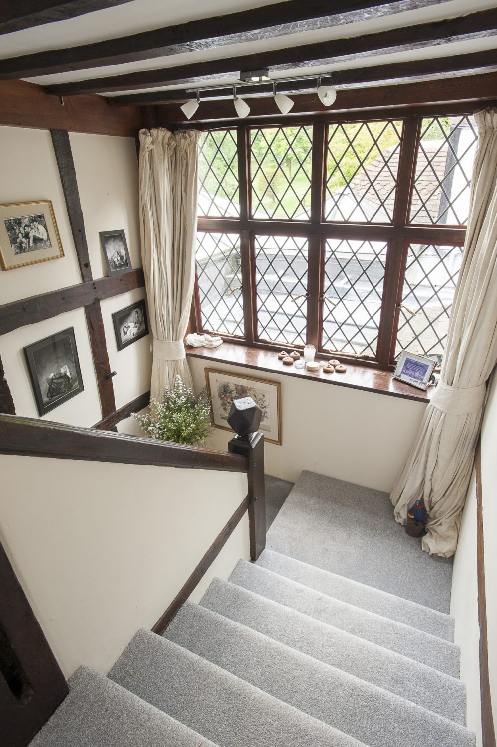 From the sitting room, stairs lead up to Pennybridge’s two further floors