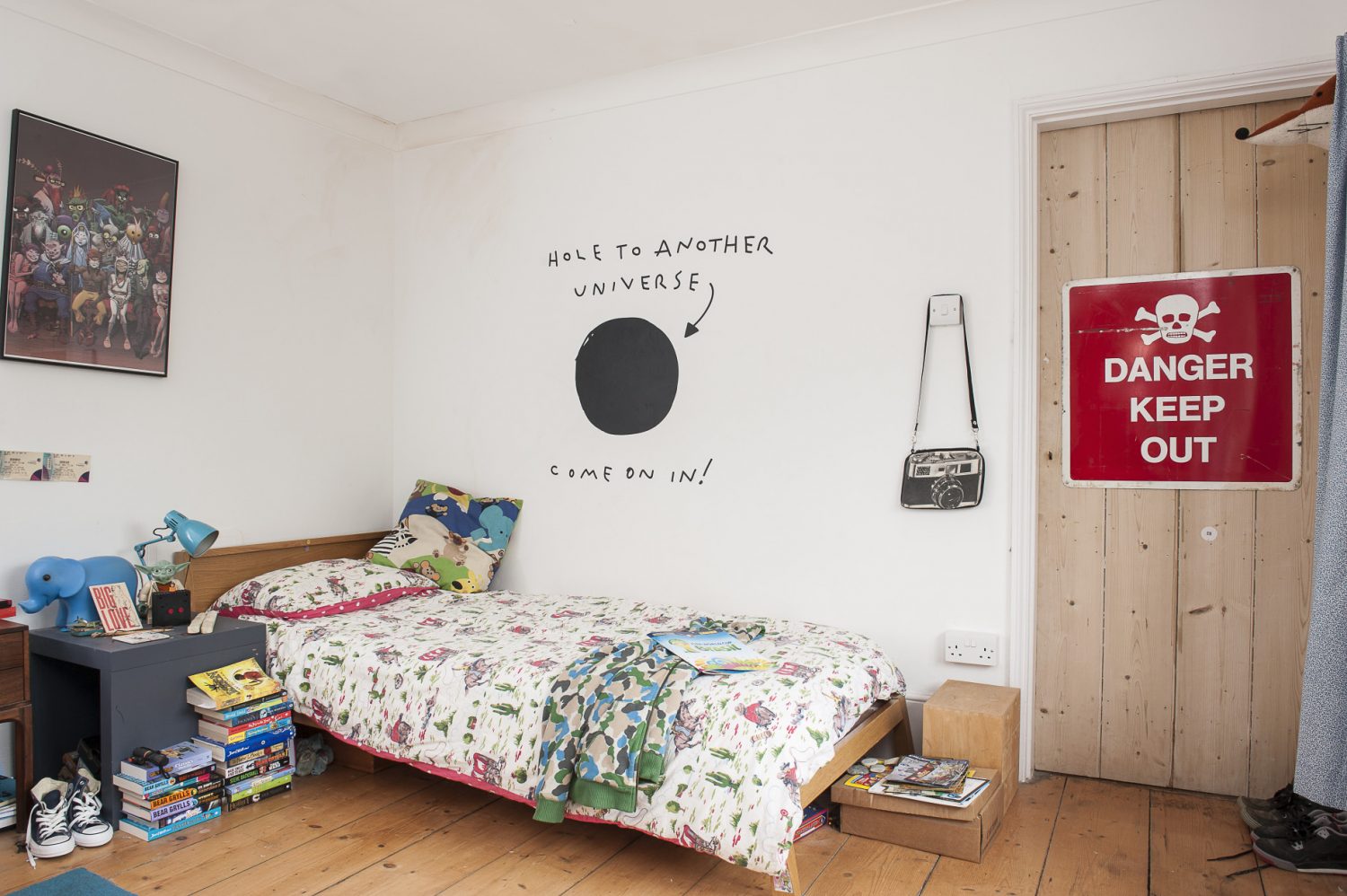 Zack and Aggy let their creativity run wild in their playfully styled bedrooms