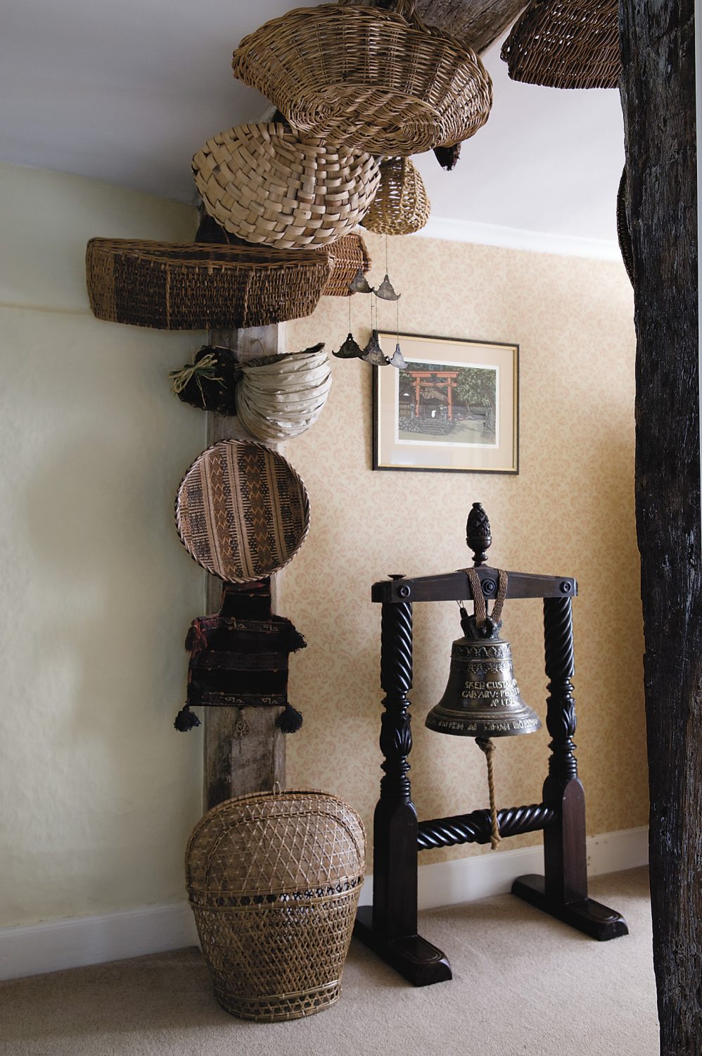 Jemima’s collection of baskets from around the world