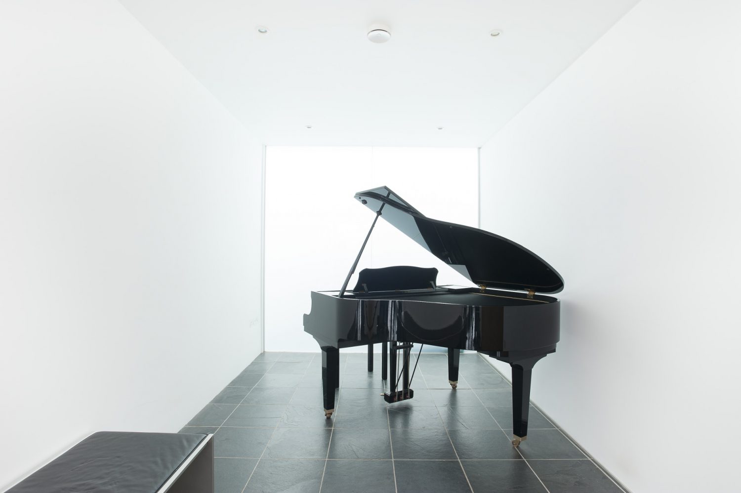 Heather’s music room is home to her Yamaha digital grand piano