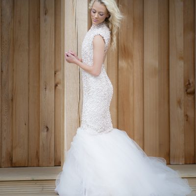 ‘Genevieve’ sequinned dress, made to order, Aya Couture, Kingston-Upon-Thames and Esher 01372 878089 www.ayacouture.co.uk