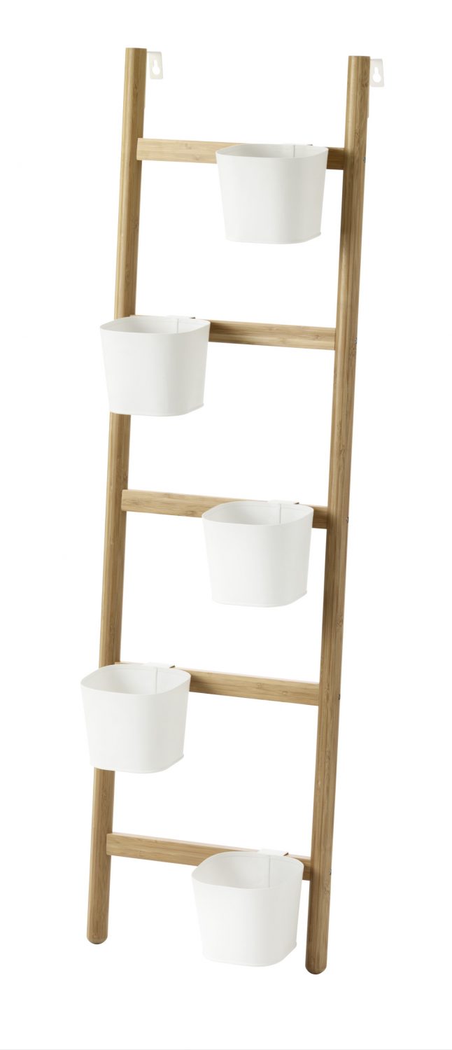 SATSUMAS plant stand with 5 plant pots, £30