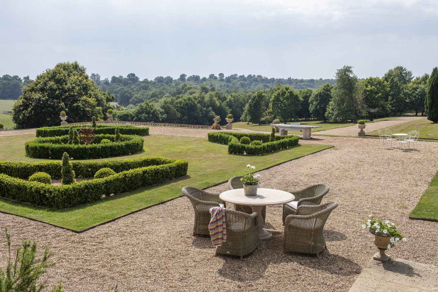 The stunning landscape that surrounds Bayham Hall can be enjoyed at every turn in the house and garden