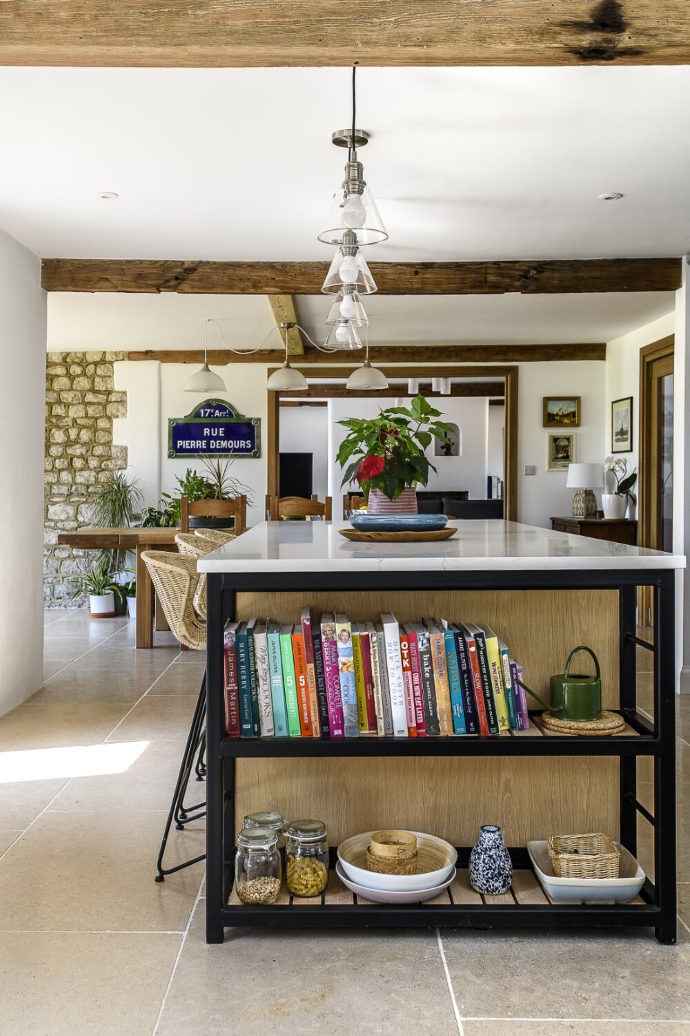 The dining space is very much at the heart of the home