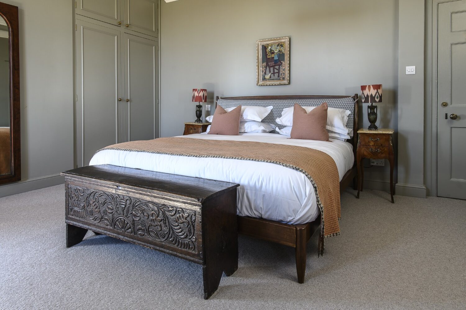 The principal bedroom