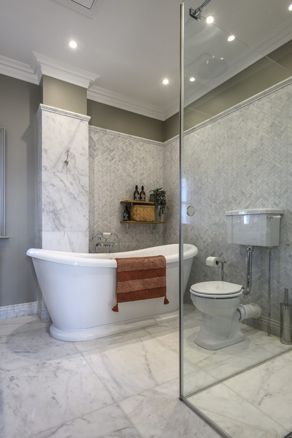 The second floor bathroom