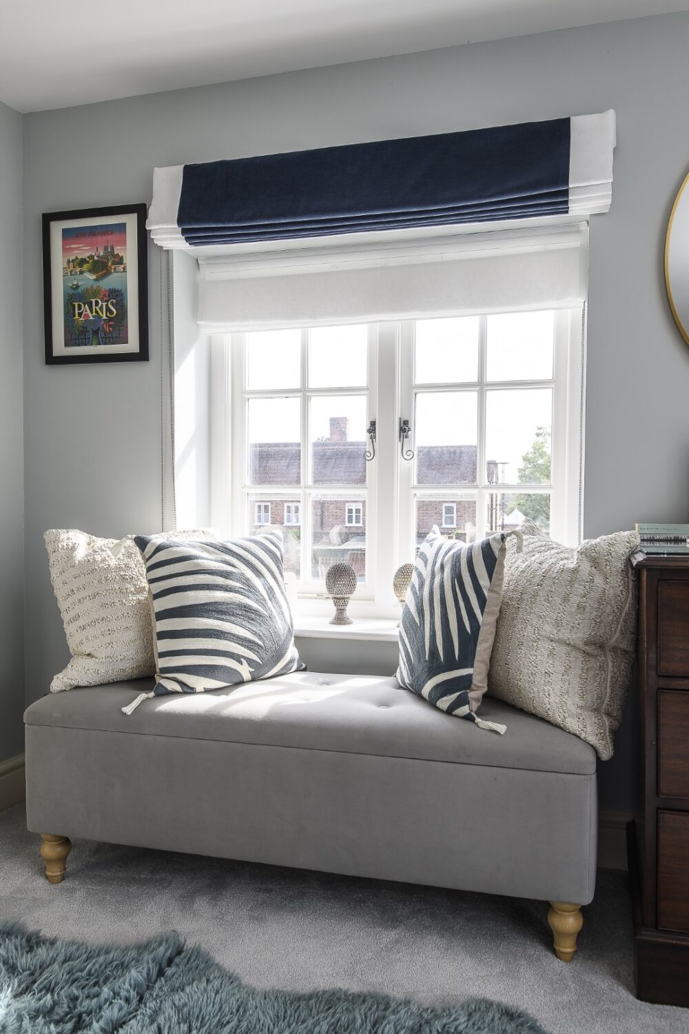 The view from the guest room window