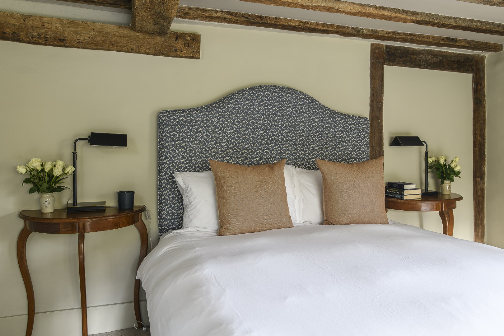 The bedrooms cover two floors, with staff accommodation at the top of the house – one bedroom originally for the cook and one for the nanny. The current owners used local craftspeople where possible to add extra bathrooms, whilst preserving the charm and history of the rooms.