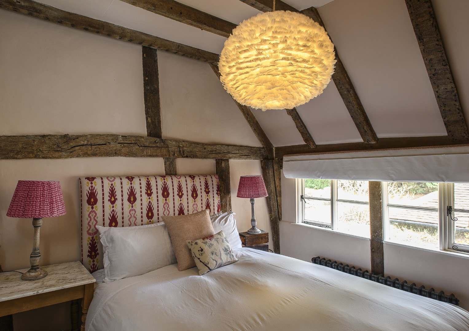 The bedrooms cover two floors, with staff accommodation at the top of the house – one bedroom originally for the cook and one for the nanny. The current owners used local craftspeople where possible to add extra bathrooms, whilst preserving the charm and history of the rooms.