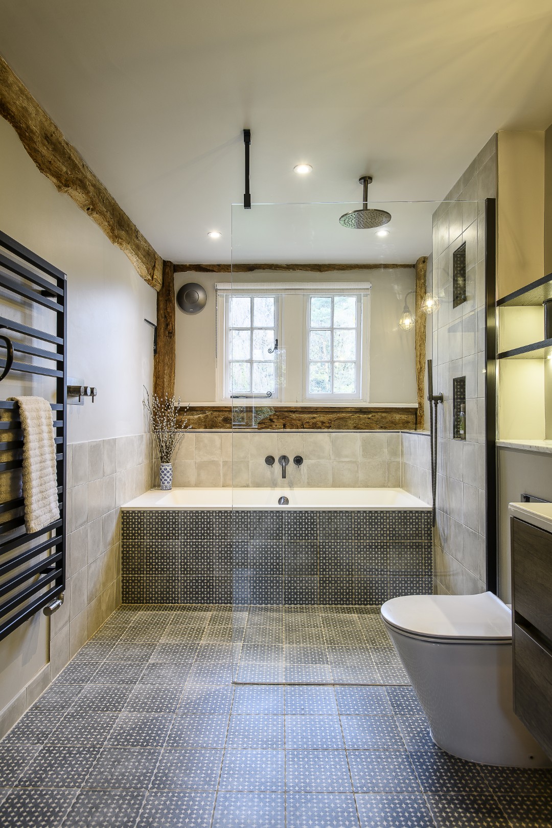 The bedrooms cover two floors, with staff accommodation at the top of the house – one bedroom originally for the cook and one for the nanny. The current owners used local craftspeople where possible to add extra bathrooms, whilst preserving the charm and history of the rooms.