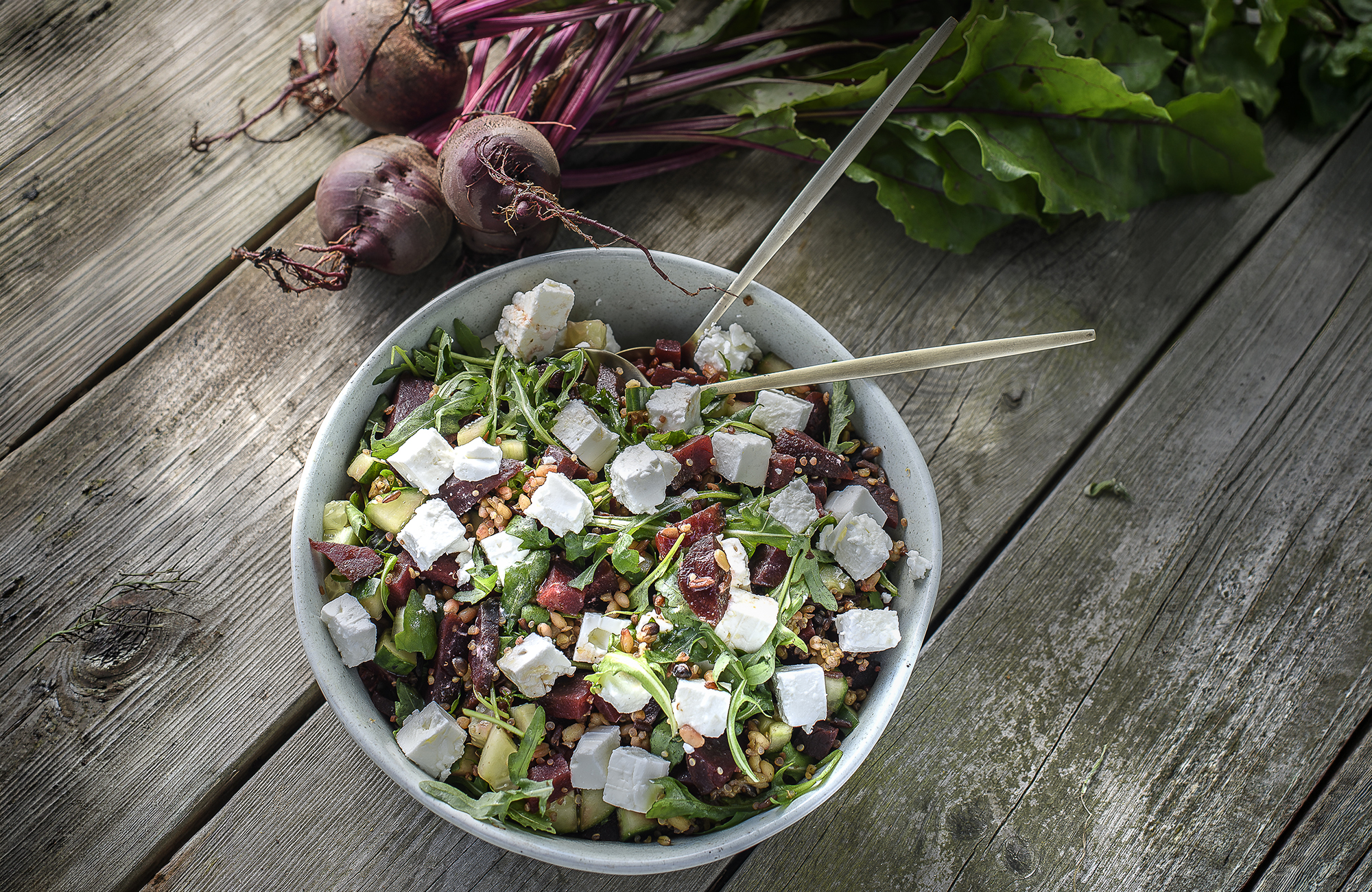 Beetroot & feta salad