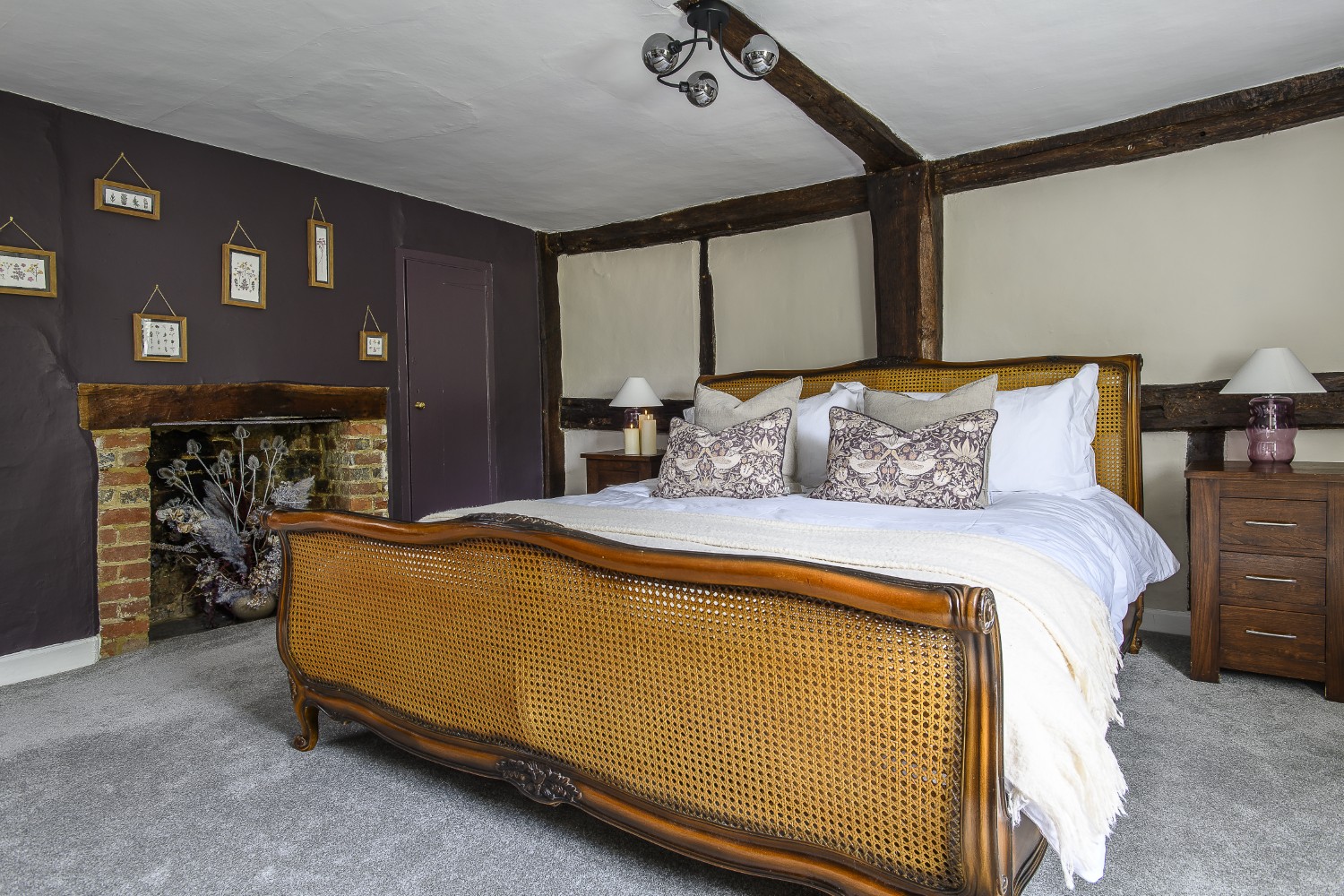 Vikkii scoured antiques and charity shops to find pieces to give each of the bedrooms a personality