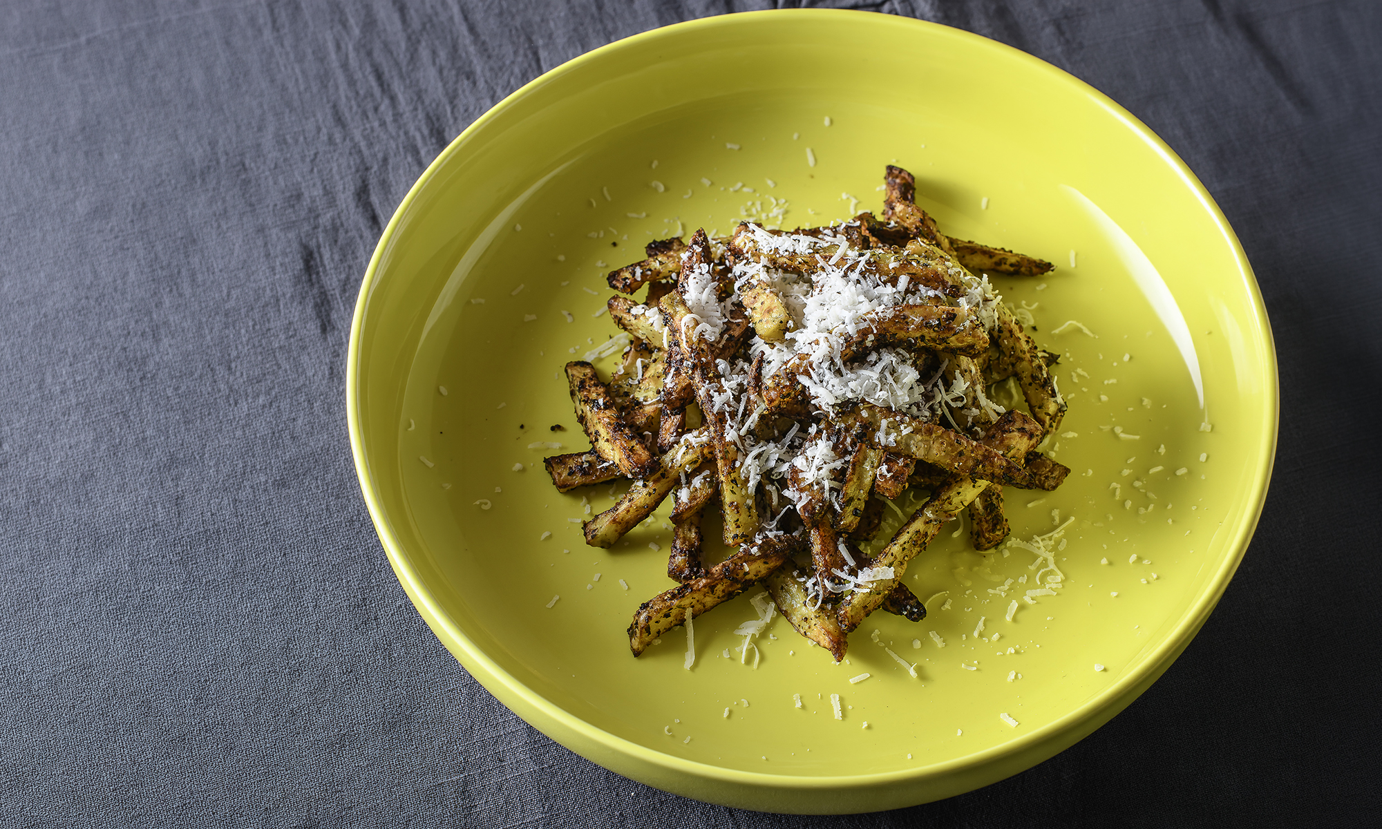 Lemon pepper Parmesan fries